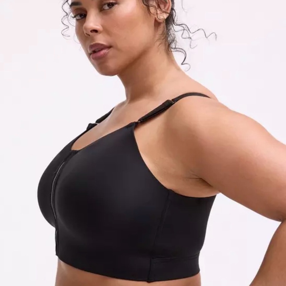 Torrid High Impact Wireless Zip Front Active Spor… - image 3